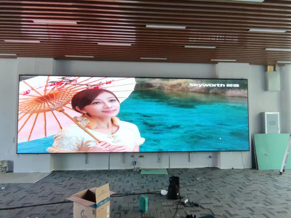 太仆寺P1.53led小间距屏安装案例